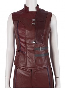 The Avengers 4 Endgame Nebula Halloween Cosplay Second Version Costume Red Vest