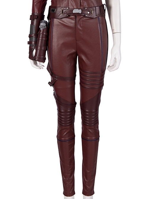 The Avengers 4 Endgame Nebula Halloween Cosplay Second Version Costume Red Trousers