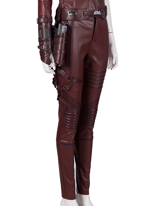 The Avengers 4 Endgame Nebula Halloween Cosplay Second Version Costume Red Trousers