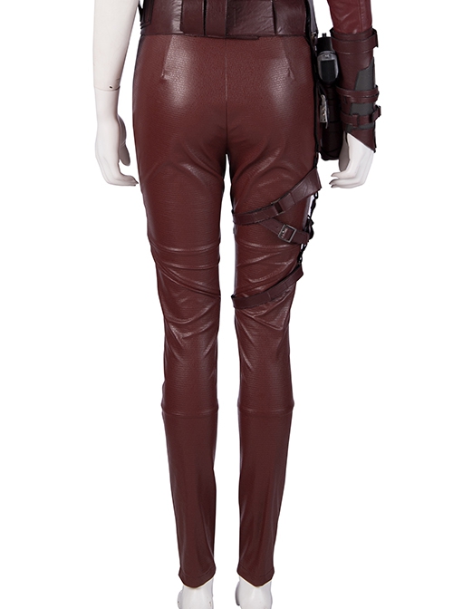 The Avengers 4 Endgame Nebula Halloween Cosplay Second Version Costume Red Trousers
