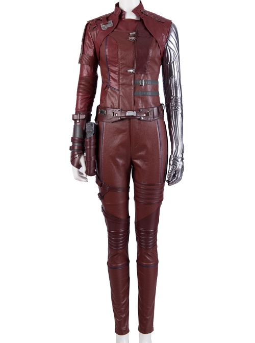 The Avengers 4 Endgame Nebula Halloween Cosplay Second Version Costume Red Trousers