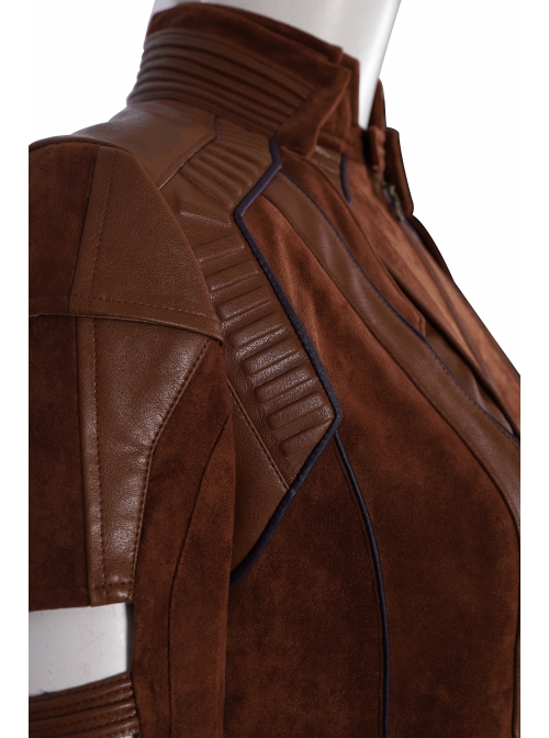 The Avengers 4 Endgame Nebula Halloween Cosplay First Version Costume Brown Top
