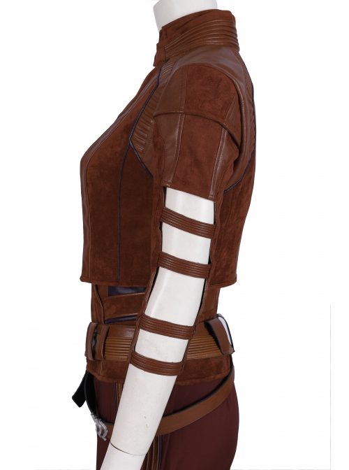 The Avengers 4 Endgame Nebula Halloween Cosplay First Version Costume Brown Top
