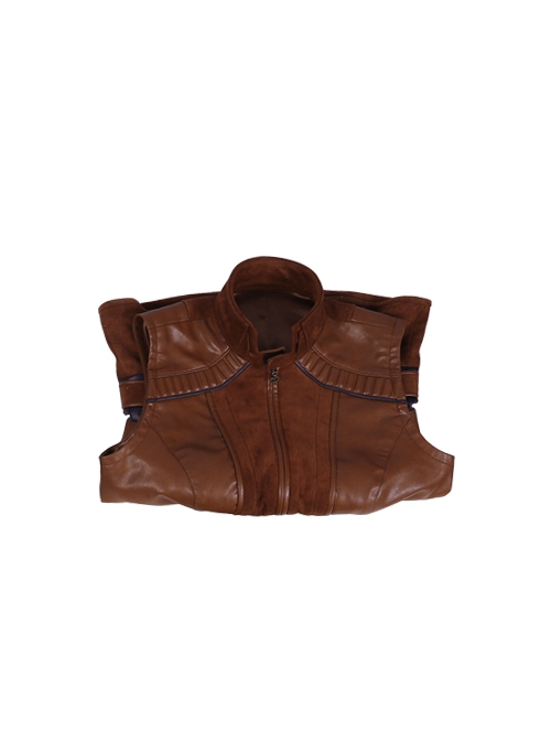 The Avengers 4 Endgame Nebula Halloween Cosplay First Version Costume Brown Vest