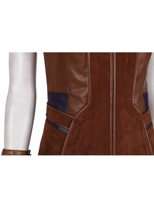 The Avengers 4 Endgame Nebula Halloween Cosplay First Version Costume Brown Vest