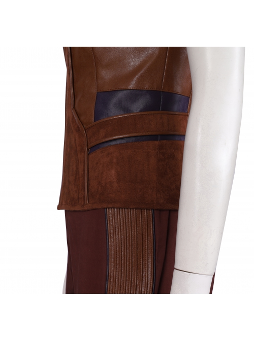 The Avengers 4 Endgame Nebula Halloween Cosplay First Version Costume Brown Vest