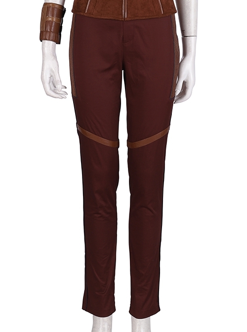 The Avengers 4 Endgame Nebula Halloween Cosplay First Version Costume Brown Trousers