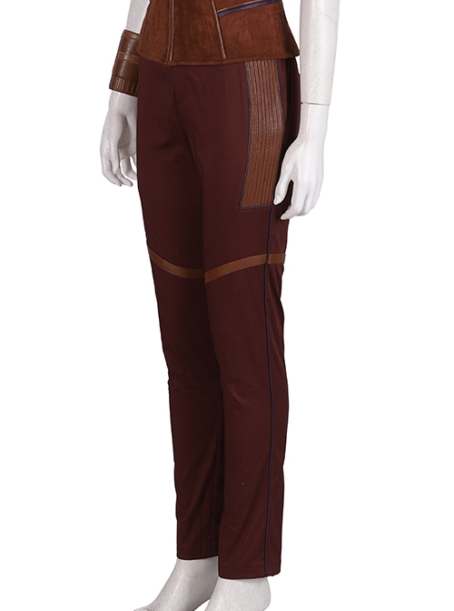 The Avengers 4 Endgame Nebula Halloween Cosplay First Version Costume Brown Trousers
