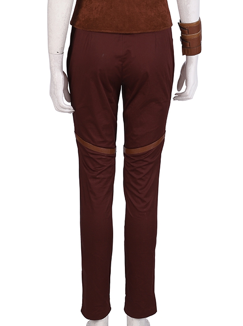 The Avengers 4 Endgame Nebula Halloween Cosplay First Version Costume Brown Trousers