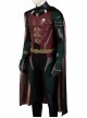 TV Drama Titans Robin Dick Grayson Halloween Cosplay Costume Black Cloak