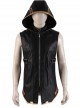 Avengers Endgame Hawkeye Clint Barton Ronin Version Black Battle Suit Halloween Cosplay Costume Hooded Jacket And Shoulder Collar