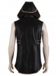 Avengers Endgame Hawkeye Clint Barton Ronin Version Black Battle Suit Halloween Cosplay Costume Hooded Jacket And Shoulder Collar