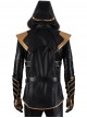 Avengers Endgame Hawkeye Clint Barton Ronin Version Black Battle Suit Halloween Cosplay Costume Hooded Jacket And Shoulder Collar