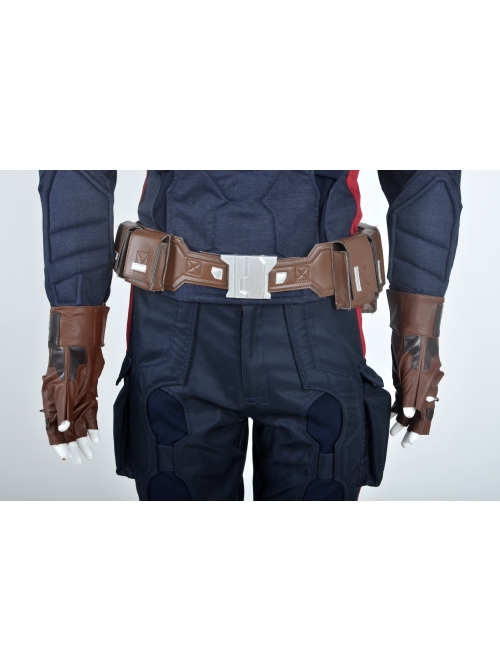 American Captain 2 Steve Rogers Men Cosplay Full Set Costume
