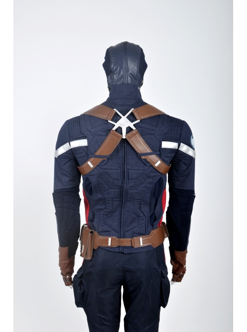 American Captain 2 Steve Rogers Men Cosplay Full Set Costume