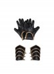 Avengers Endgame Hawkeye Clint Barton Ronin Version Black Battle Suit Halloween Cosplay Accessories Black Wrist Guards And Gloves