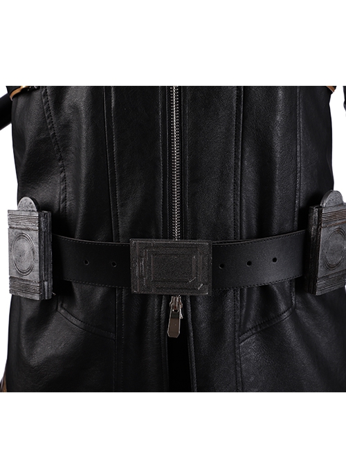 Avengers Endgame Hawkeye Clint Barton Ronin Version Black Battle Suit Halloween Cosplay Accessories Back Straps And Belt Components