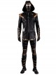 Avengers Endgame Hawkeye Clint Barton Ronin Version Black Battle Suit Halloween Cosplay Accessories Back Straps And Belt Components