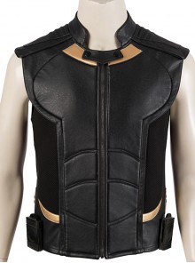 Avengers Endgame Hawkeye Clint Barton Halloween Cosplay Costume Black Vest