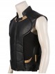 Avengers Endgame Hawkeye Clint Barton Halloween Cosplay Costume Black Vest