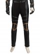 Avengers Endgame Hawkeye Clint Barton Halloween Cosplay Costume Black Trousers And Knee Guards
