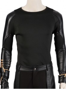 Avengers Endgame Hawkeye Clint Barton Halloween Cosplay Costume Black Bottoming Top