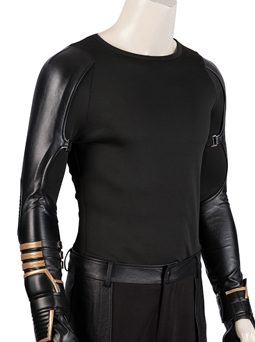 Avengers Endgame Hawkeye Clint Barton Halloween Cosplay Costume Black Bottoming Top