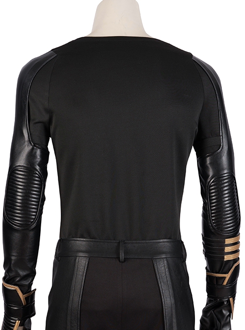 Avengers Endgame Hawkeye Clint Barton Halloween Cosplay Costume Black Bottoming Top