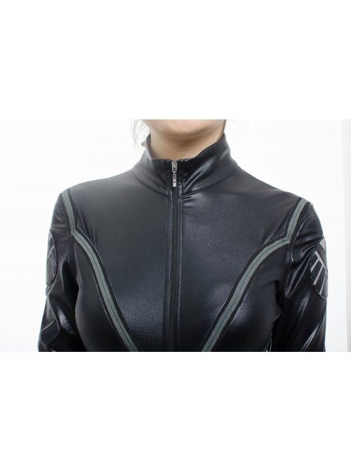 The Avengers 1 Black Widow Slim Jumpsuit Female Full Set Cosplay Costume