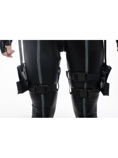 The Avengers 1 Black Widow Slim Jumpsuit Female Full Set Cosplay Costume