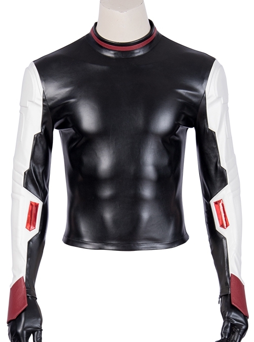 The Avengers 4 Endgame Superhero Quantum Battle Suit Halloween Cosplay Costume Bottoming Top