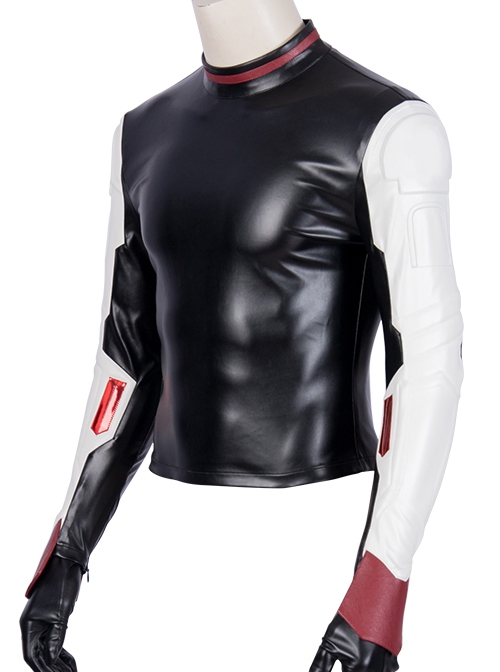 The Avengers 4 Endgame Superhero Quantum Battle Suit Halloween Cosplay Costume Bottoming Top