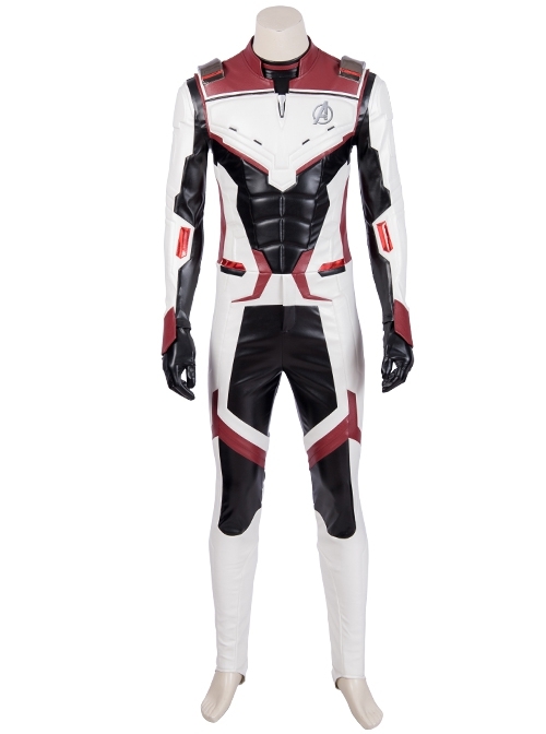 The Avengers 4 Endgame Superhero Quantum Battle Suit Halloween Cosplay Costume Bodysuit