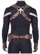 Avengers Endgame Captain America Steve Rogers Pure Color Battle Suit Halloween Cosplay Costume Shoulder Collar And Top