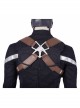 Avengers Endgame Captain America Steve Rogers Pure Color Battle Suit Halloween Cosplay Costume Shoulder Collar And Top