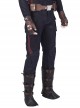 Avengers Endgame Captain America Steve Rogers Pure Color Battle Suit Halloween Cosplay Costume Trousers