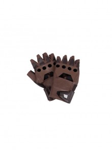 Avengers Endgame Captain America Steve Rogers Pure Color Battle Suit Halloween Cosplay Accessories Brown Gloves