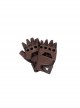 Avengers Endgame Captain America Steve Rogers Pure Color Battle Suit Halloween Cosplay Accessories Brown Gloves