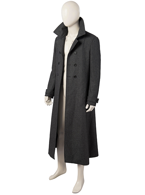 Spider-Man Into The Spider-Verse Spider-Man Noir Peter Parker Halloween Cosplay Costume Black Coat