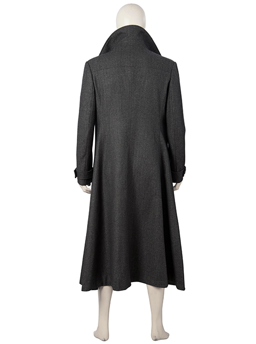 Spider-Man Into The Spider-Verse Spider-Man Noir Peter Parker Halloween Cosplay Costume Black Coat