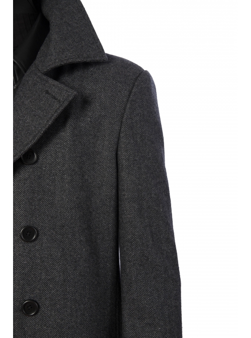 Spider-Man Into The Spider-Verse Spider-Man Noir Peter Parker Halloween Cosplay Costume Black Coat