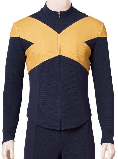 X-Men Dark Phoenix College Male Uniform Cyclops Scott Summers Halloween Cosplay Costume Long Sleeve Top