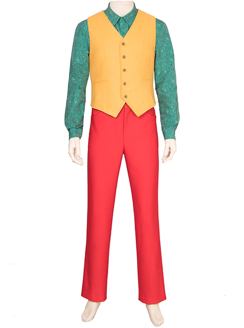 Movie Joker Arthur Fleck Halloween Cosplay Costume Green Shirt - Magic  Wardrobes