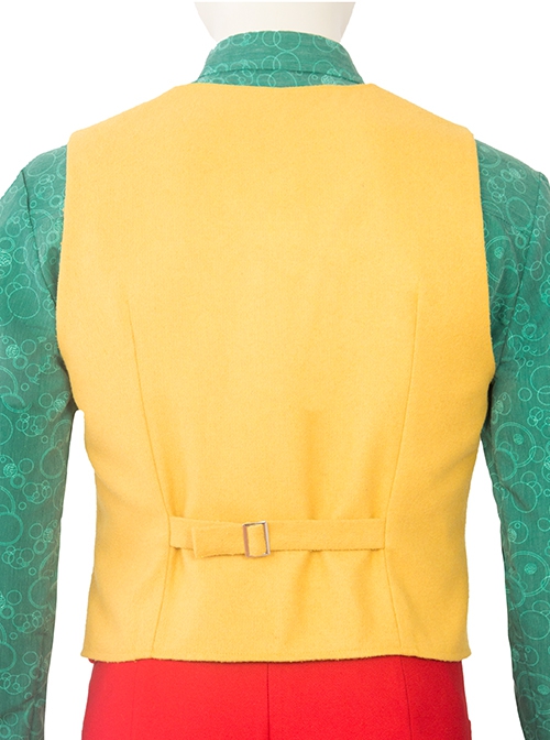 Movie Joker Arthur Fleck Halloween Cosplay Costume Yellow Vest