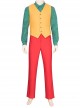 Movie Joker Arthur Fleck Halloween Cosplay Costume Yellow Vest