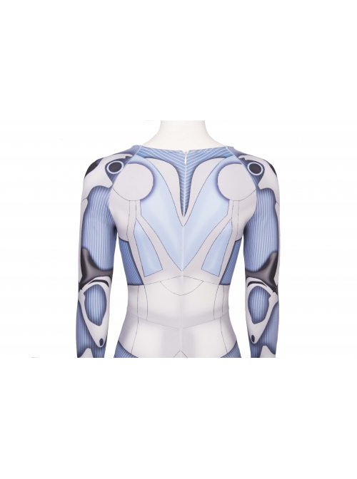 Alita Battle Angel Alita Printing Bodysuit Battle Suit Halloween Cosplay Costume Printing Bodysuit