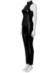 Alita Battle Angel Alita Printing Bodysuit Battle Suit Halloween Cosplay Costume Black Vest And Trousers