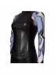 Alita Battle Angel Alita Printing Bodysuit Battle Suit Halloween Cosplay Costume Black Vest And Trousers