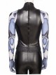 Alita Battle Angel Alita Printing Bodysuit Battle Suit Halloween Cosplay Costume Black Vest And Trousers