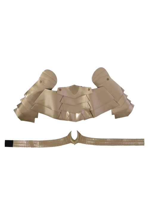Aquaman Arthur Curry Battle Suit Halloween Cosplay Accessories Golden Belt And Apron